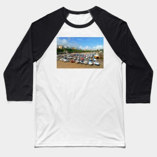 Tenby Harbour, Wales Baseball T-Shirt